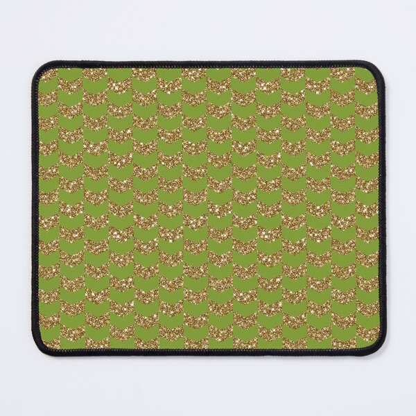 Item preview, Gold Glitter Chevron on Light Green Background Seamless Pattern designed and sold by Trinket-Trickster.