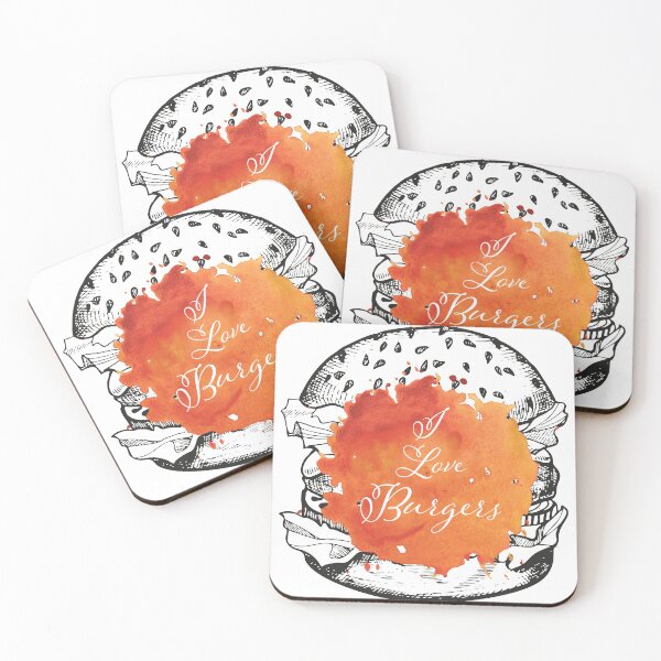 Item preview, I love burgers, foodie, burger lovers designed and sold by CBNetwork.