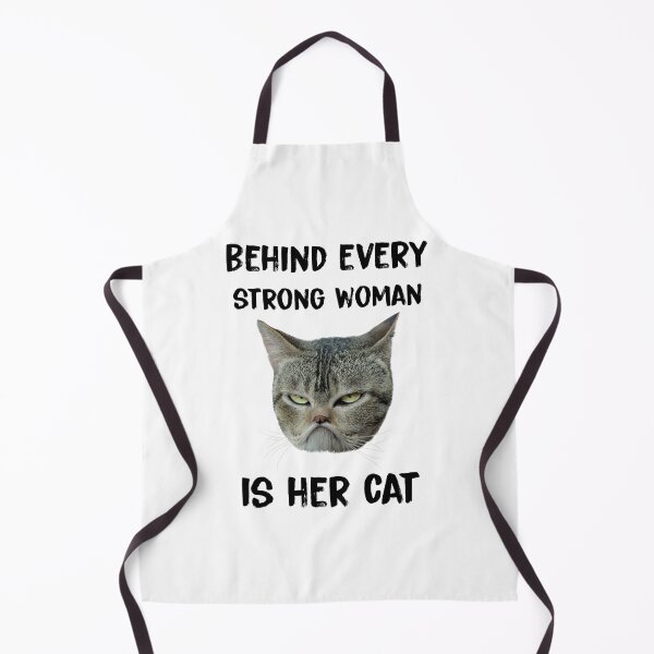 Item preview, Behind every strong woman is her cat designed and sold by KHAFiT.