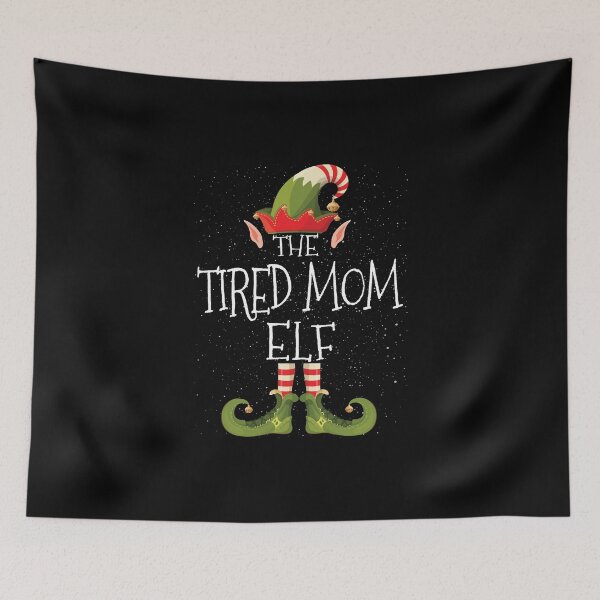 Item preview, TIRED MOM Elf Family Matching Christmas Group Funny Gift designed and sold by MoHaCo.