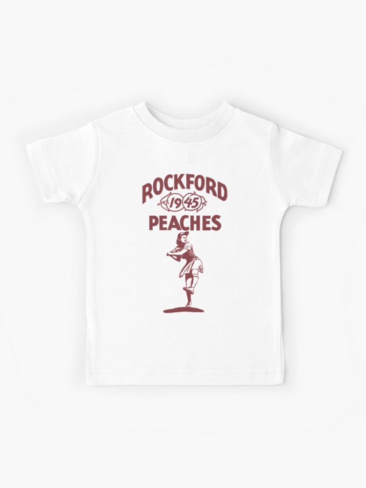 Rockford Peaches Baseball Kids T-Shirt for Sale by huckblade