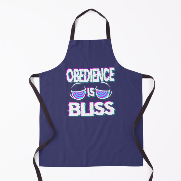 Vista previa del artículo con la obra «La obediencia es bienaventuranza», diseñado y vendido por RoyalBearTees.
