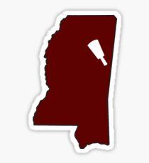 Starkville Mississippi Cowbell Sticker