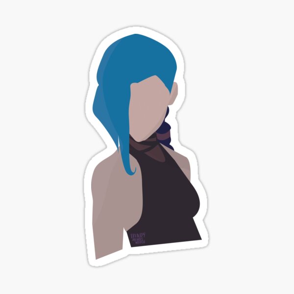 Jinx Arcane High Quality Vector gift for gamers Sticker