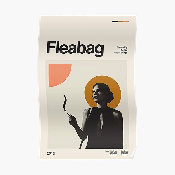 Klassischer Flohbeutel Poster