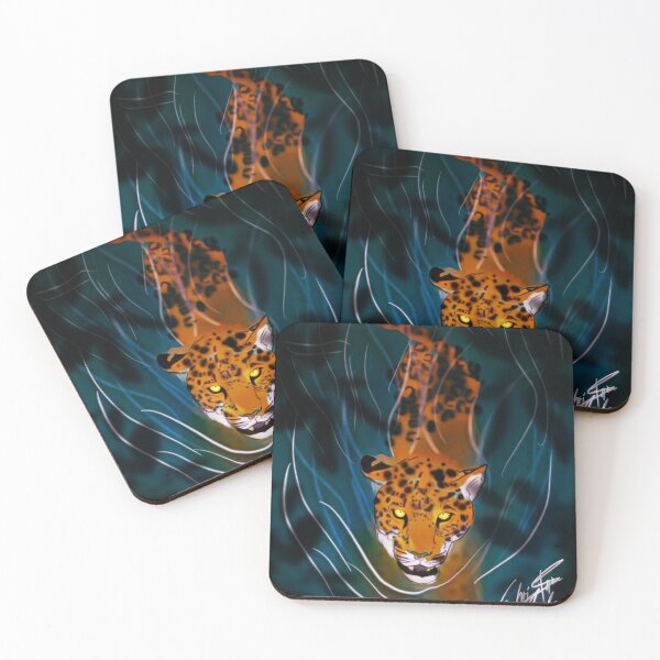 Item preview, Swimming Jaguar 2  designed and sold by Manalopangaea.