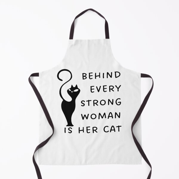 Item preview, Behind every strong woman is her cat designed and sold by KHAFiT.