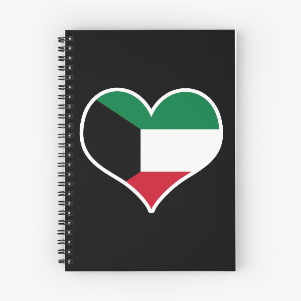 Item preview, Kuwait Flag Heart designed and sold by PKHalford.