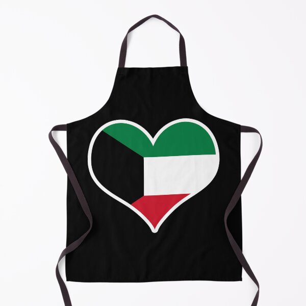 Item preview, Kuwait Flag Heart designed and sold by PKHalford.