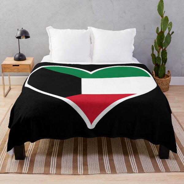 Item preview, Kuwait Flag Heart designed and sold by PKHalford.