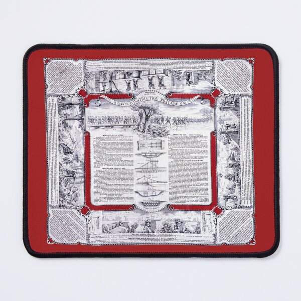 Item preview, Mouchoire Instruction Militaire No.10 designed and sold by Pictures With A Message.