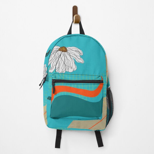 Item preview, Orange and Turquoise Design and Daisies designed and sold by Winter-18.