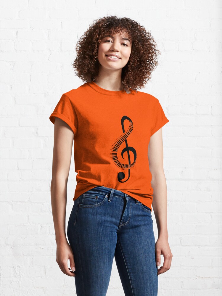 Alternate view of piano, note Classic T-Shirt