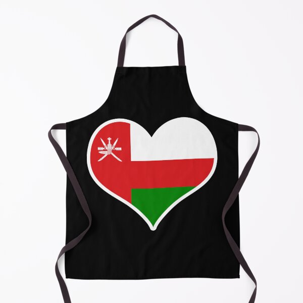 Item preview, Oman Flag Heart designed and sold by PKHalford.