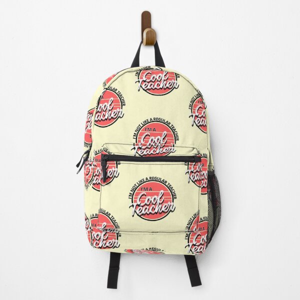 Item preview, I'm Not Like a Regular Teacher I'm a Cool Teacher Retro V2 - by Boo-da-chay designed and sold by Boo-da-chay.