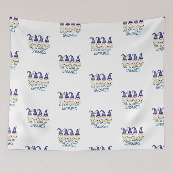 Item preview, Chillin with my gnomies, Happy Hanukkah Face Mask, Happy Hanukkah Menorah, Jewish Gift, Happy Hanukkah Gift,  designed and sold by prteacool.