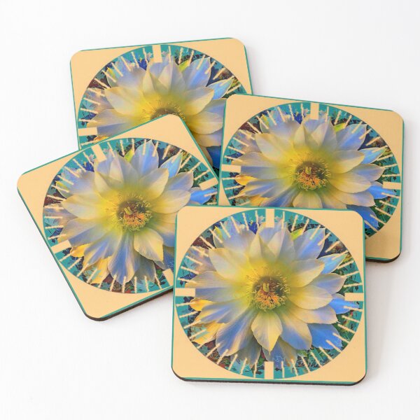 Item preview, Yellow-Blue Flower by Iritof designed and sold by iritof.