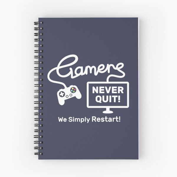 Item preview, Funny Gamer Quote Gamers Never Quit designed and sold by rustydoodle.
