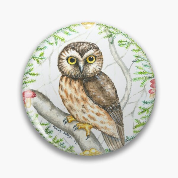 Item preview, Little Northern Saw-Whet Owl designed and sold by Kelley-Art.