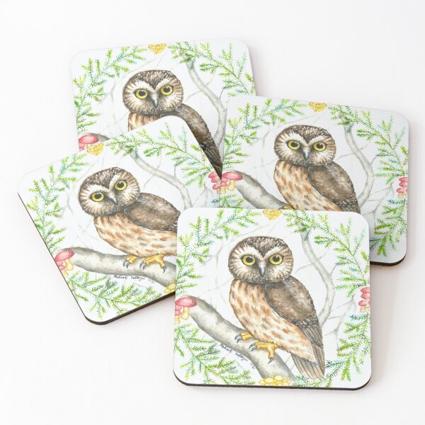 Item preview, Little Northern Saw-Whet Owl designed and sold by Kelley-Art.