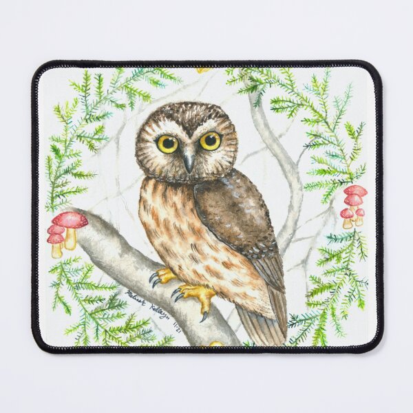 Item preview, Little Northern Saw-Whet Owl designed and sold by Kelley-Art.