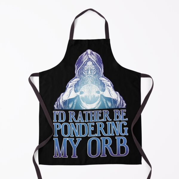 Item preview, I'd Rather Be Pondering My Orb - Blue Meme designed and sold by CryptidArt.