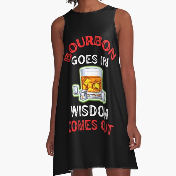 Item preview, Bourbon Goes In Wisdom Comes Out For Bourbon Lovers designed and sold by WoodburyLake.