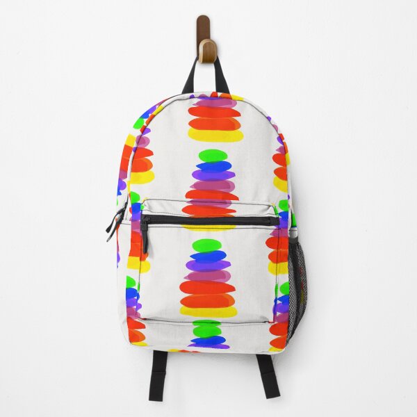 Item preview, Stack of Bright Rainbow Pebbles designed and sold by MonCreedon.