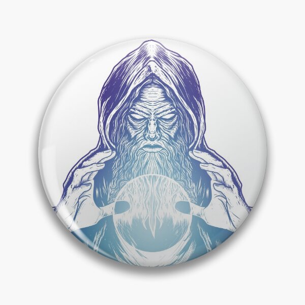 Item preview, Ponder The Orb - Blue Wizard Meme designed and sold by CryptidArt.