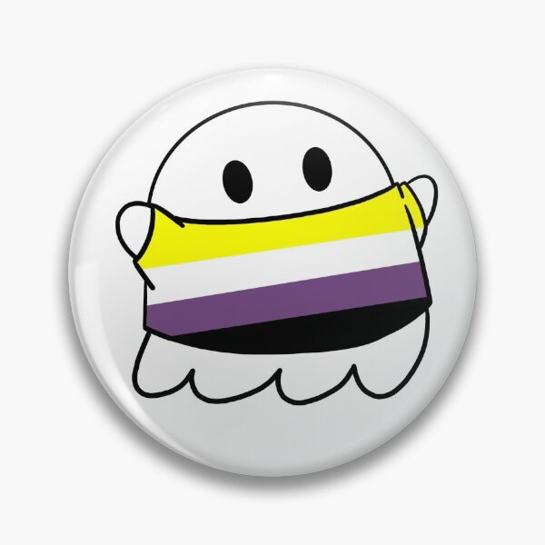 Item preview, Nonbinary Pride Ghost designed and sold by Koragg1.