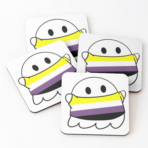 Item preview, Nonbinary Pride Ghost designed and sold by Koragg1.