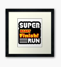 Super Run Framed Print