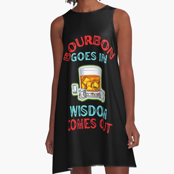 Item preview, Bourbon Goes In Wisdom Comes Out For Bourbon Lovers designed and sold by WoodburyLake.