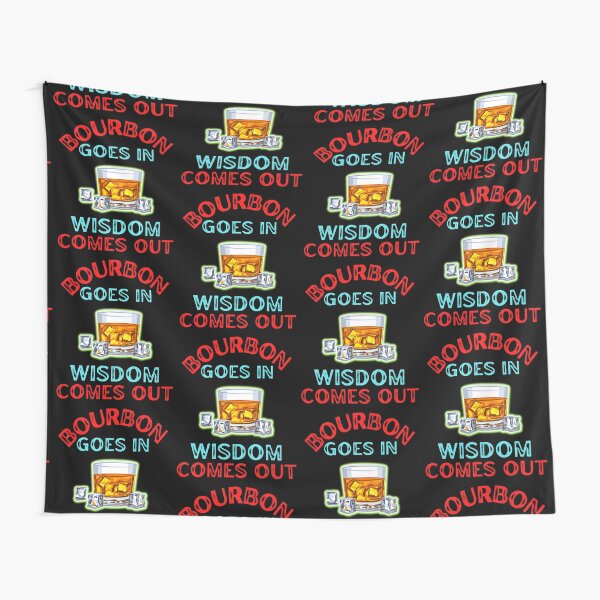 Item preview, Bourbon Goes In Wisdom Comes Out For Bourbon Lovers designed and sold by WoodburyLake.