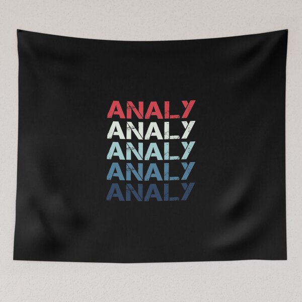 Aperçu de l'œuvre Analy Name T Shirt - Analy Vintage Retro Analy Name Gift Item Tee créée et vendue par rivenburga.