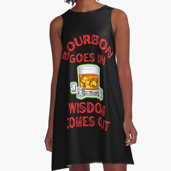Item preview, Bourbon Goes In Wisdom Comes Out For Bourbon Lovers designed and sold by WoodburyLake.