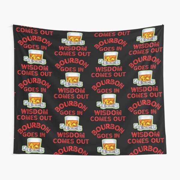 Item preview, Bourbon Goes In Wisdom Comes Out For Bourbon Lovers designed and sold by WoodburyLake.