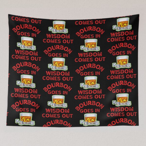 Item preview, Bourbon Goes In Wisdom Comes Out For Bourbon Lovers designed and sold by WoodburyLake.