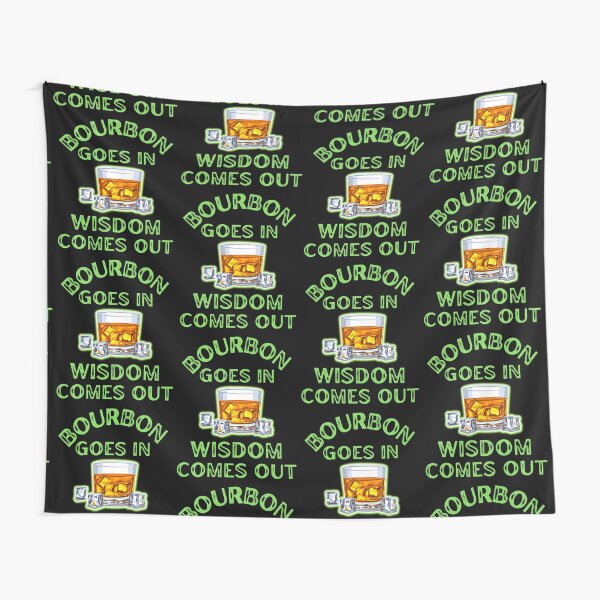 Item preview, Bourbon Goes In Wisdom Comes Out For Bourbon Lovers designed and sold by WoodburyLake.