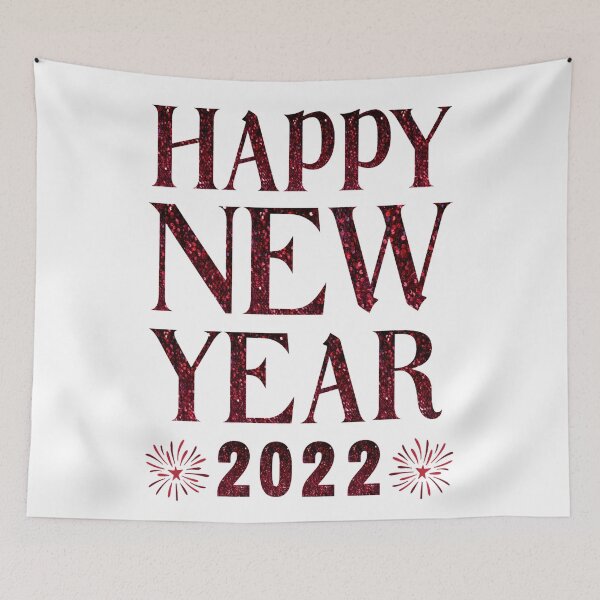 Item preview, Happy New Year 2022 Sayings Christmas New Year Eve designed and sold by chetan786.