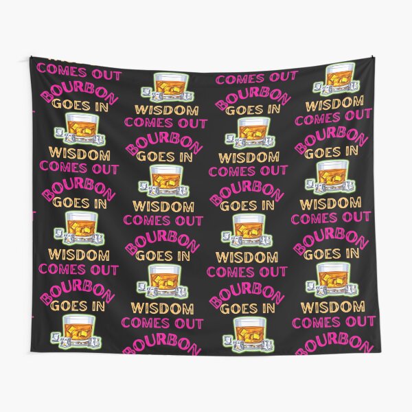 Item preview, Bourbon Goes In Wisdom Comes Out For Bourbon Lovers designed and sold by WoodburyLake.
