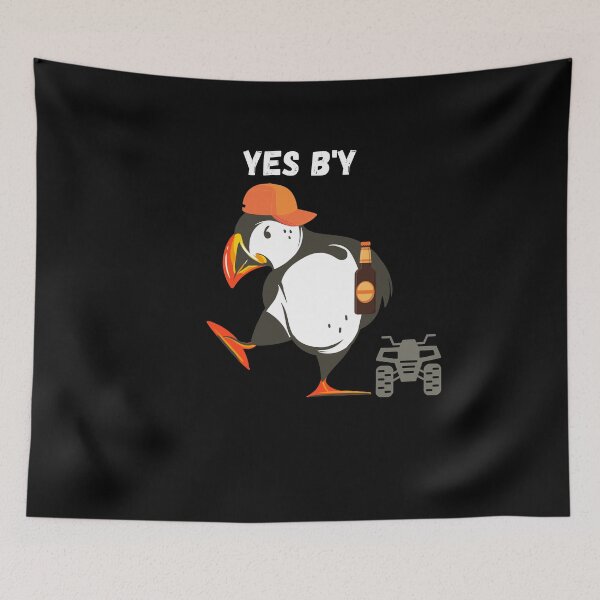 Item preview, Yes b'y puffin designed and sold by Dreamingnewfie.
