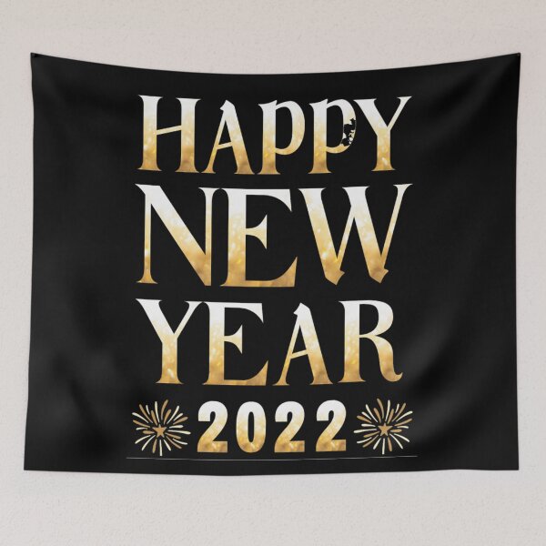 Item preview, Happy New Year 2022 Sayings Christmas New Year Eve designed and sold by chetan786.