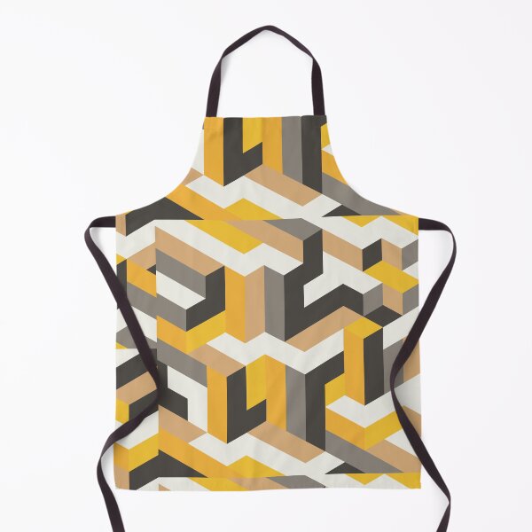 Item preview, Black Yellow Geometric pattern designed and sold by BiancaNameera.