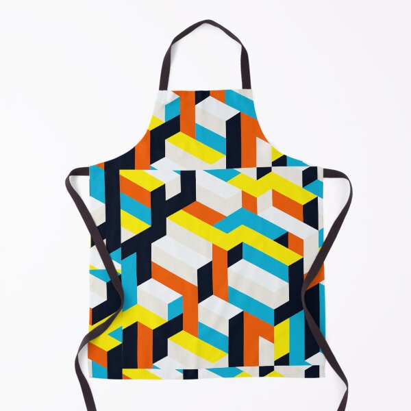 Item preview, Colorfull Yellow Blue Geometric pattern designed and sold by BiancaNameera.
