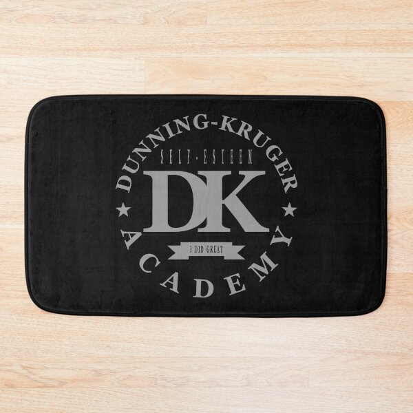 Item preview, Dunning-Kruger effect self-esteem academy designed and sold by jdtees.