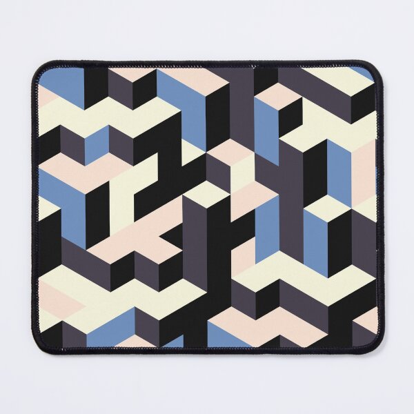Item preview, Light Blue Yellow Geometric pattern designed and sold by BiancaNameera.