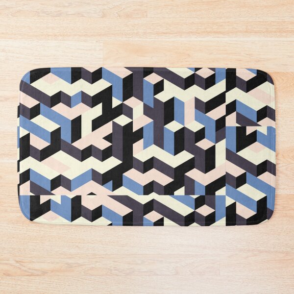 Item preview, Light Blue Yellow Geometric pattern designed and sold by BiancaNameera.