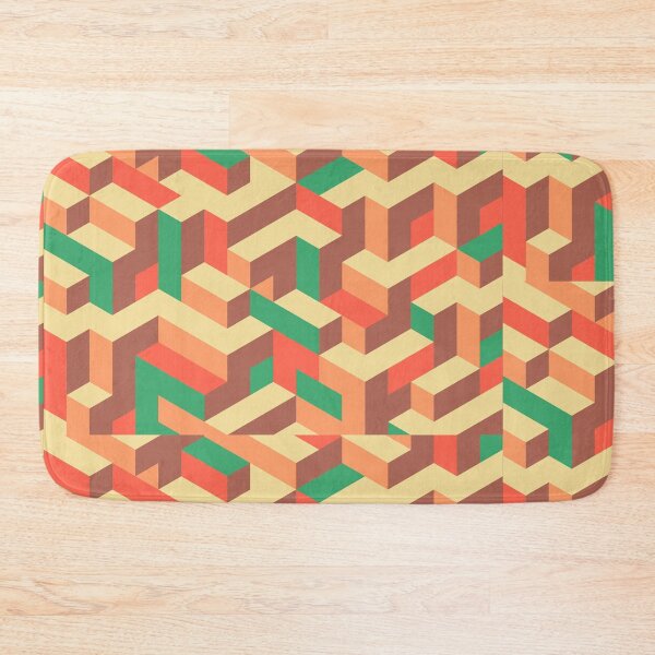 Item preview, Copy of Orange Dark Blue Geometric pattern designed and sold by BiancaNameera.