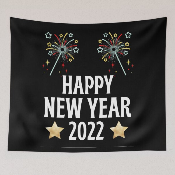 Item preview, Happy New Year 2022 Sayings Christmas New Year Eve designed and sold by chetan786.
